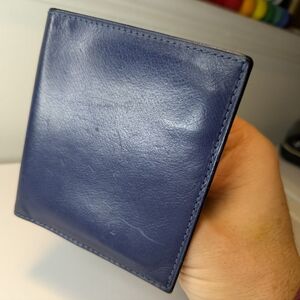 Coach Men's Blue Bifold Waller